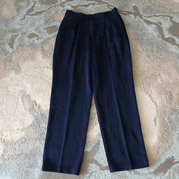 St. John Basics  knit‎ front pleated trousers - Picture 1 of 7